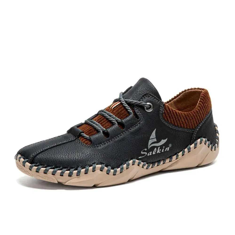 Men's Sneakers - Low-Top Sneakers - Lace-Up All-Season Shoes