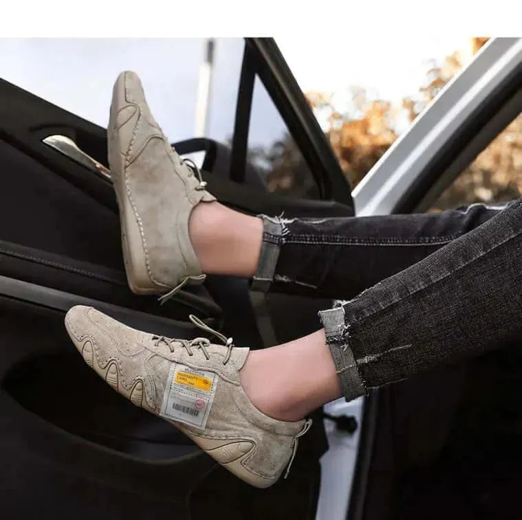Men's Sneakers - Low-Top Sneakers - Lace-Up Spring-Autumn Shoes