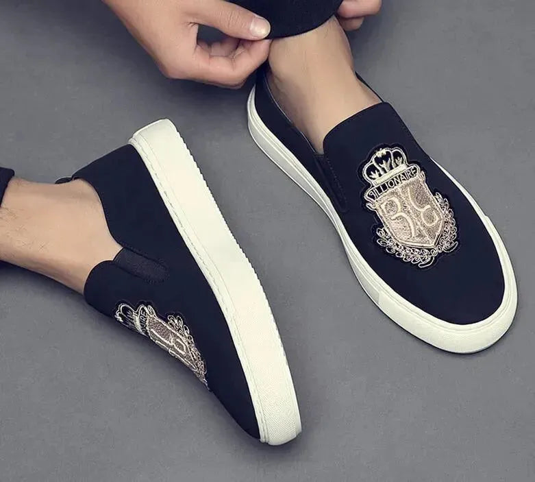 Men's Sneakers - Low-Top Sneakers Shoes - Slip-On Spring-Summer Shoes