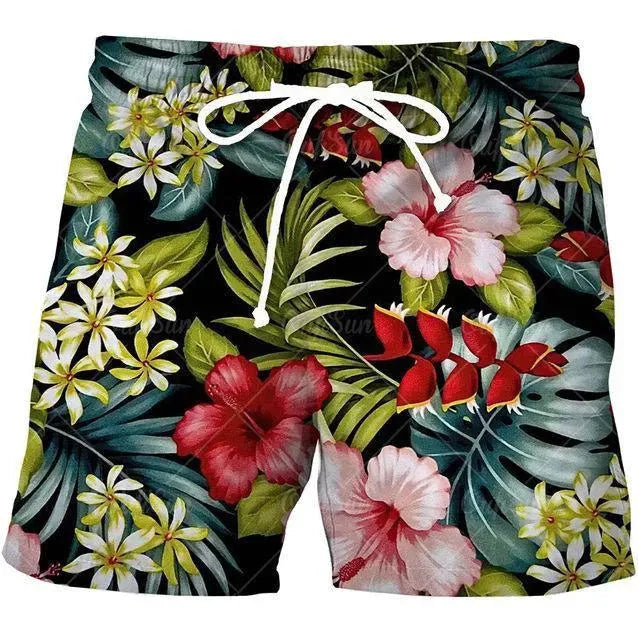 Men Tropical Board Shorts fashion image