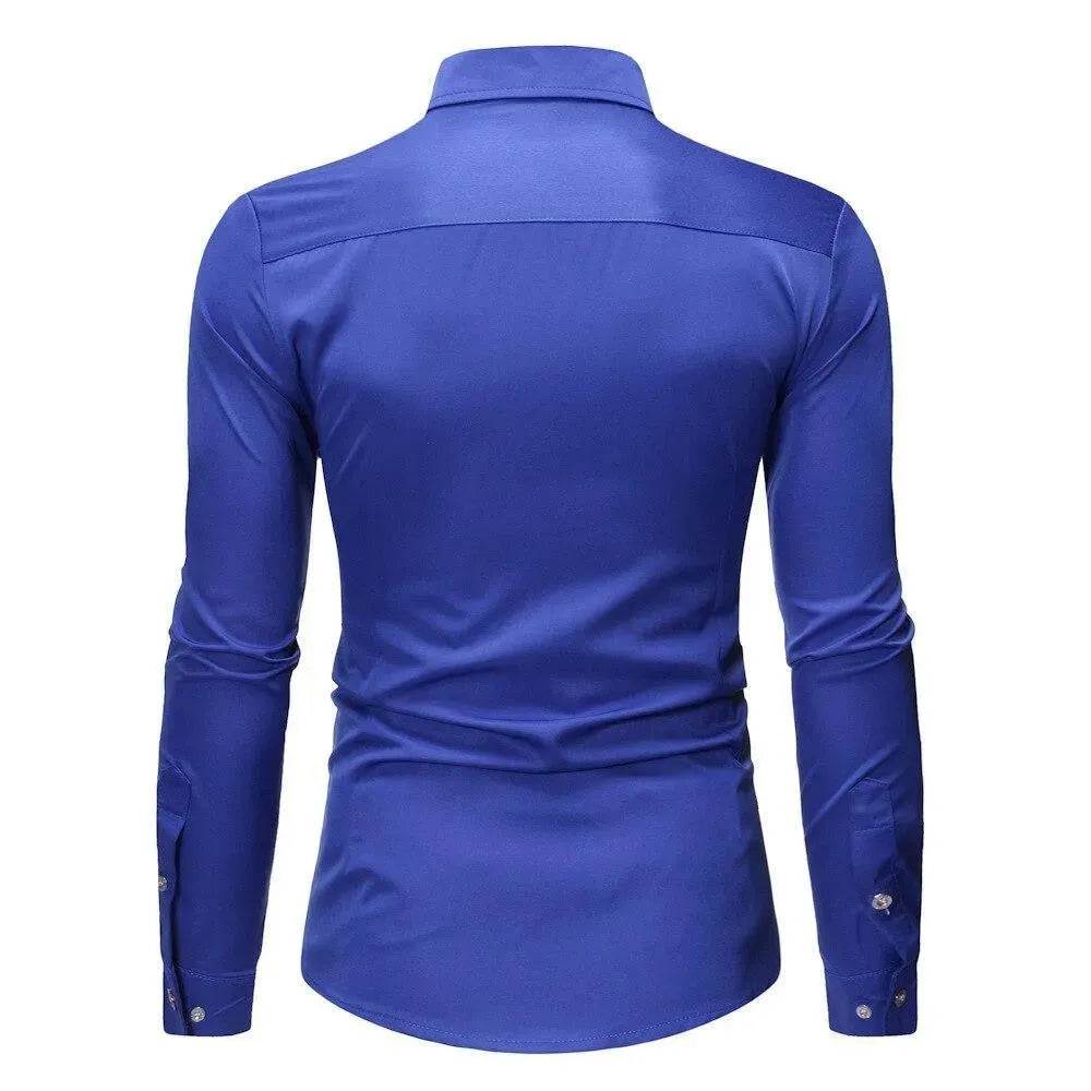 Men's Broadway Tuxedo Shirt-Men Shirts-LeStyleParfait