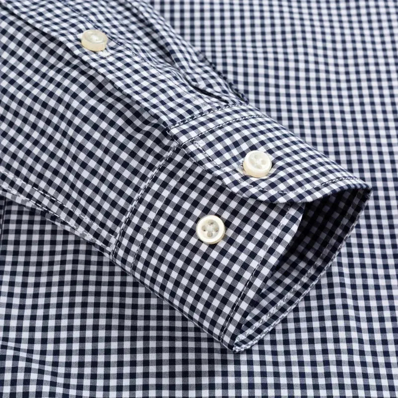 Men's Business Wide Striped Shirt-Men Shirts-LeStyleParfait