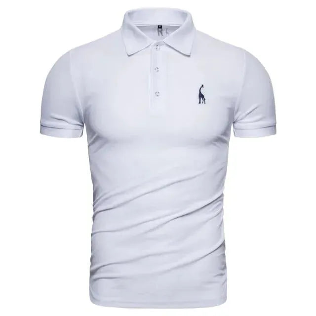 Men's Casual Cotton Polo Shirt-Men Shirts-LeStyleParfait