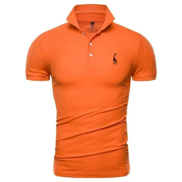 Men's Casual Cotton Polo Shirt-Men Shirts-LeStyleParfait