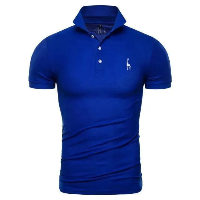 Men's Casual Cotton Polo Shirt-Men Shirts-LeStyleParfait