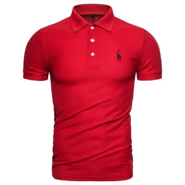 Men's Casual Cotton Polo Shirt-Men Shirts-LeStyleParfait