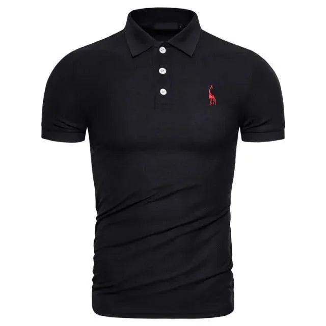 Men's Casual Cotton Polo Shirt-Men Shirts-LeStyleParfait