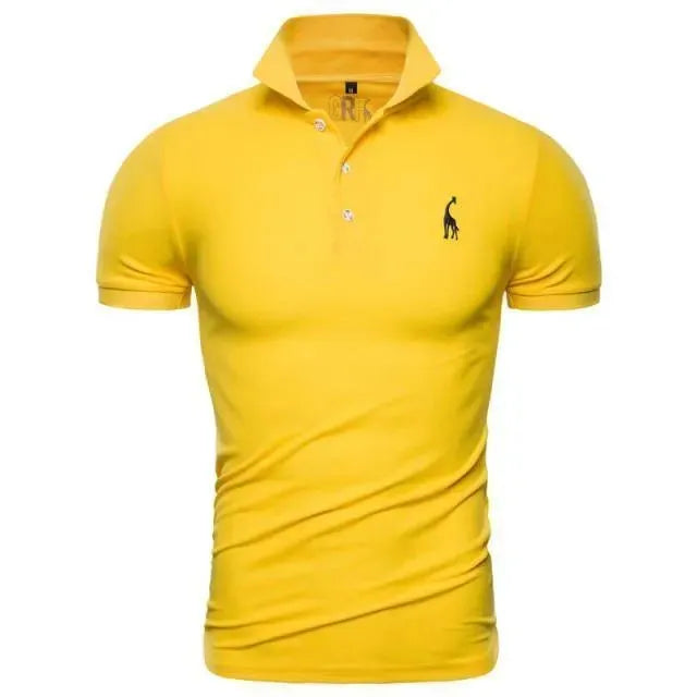 Men's Casual Cotton Polo Shirt-Men Shirts-LeStyleParfait