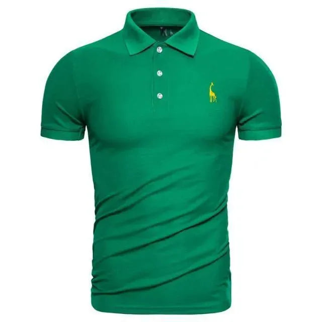 Men's Casual Cotton Polo Shirt-Men Shirts-LeStyleParfait