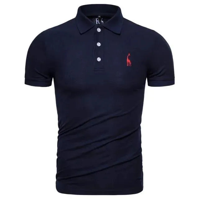 Men's Casual Cotton Polo Shirt-Men Shirts-LeStyleParfait