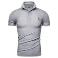 Men's Casual Cotton Polo Shirt-Men Shirts-LeStyleParfait