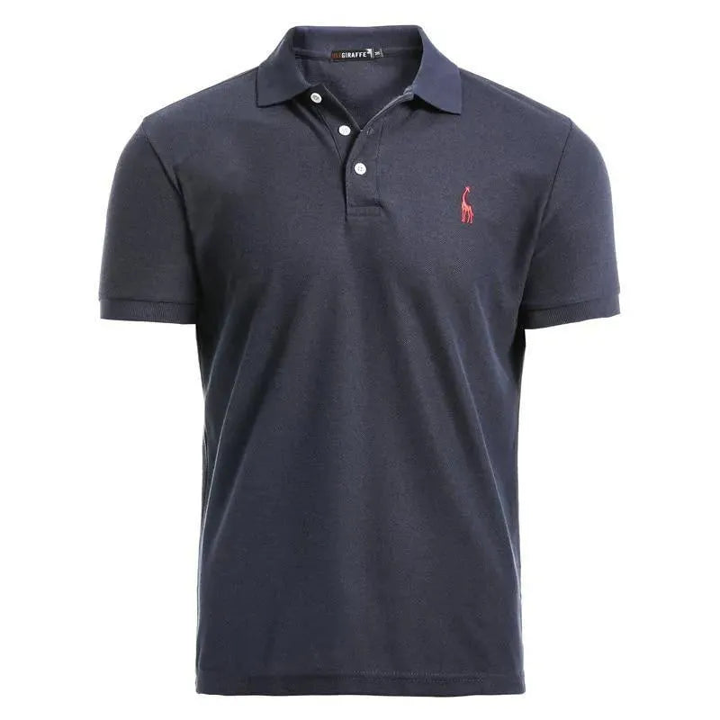 Men's Casual Cotton Polo Shirt-Men Shirts-LeStyleParfait