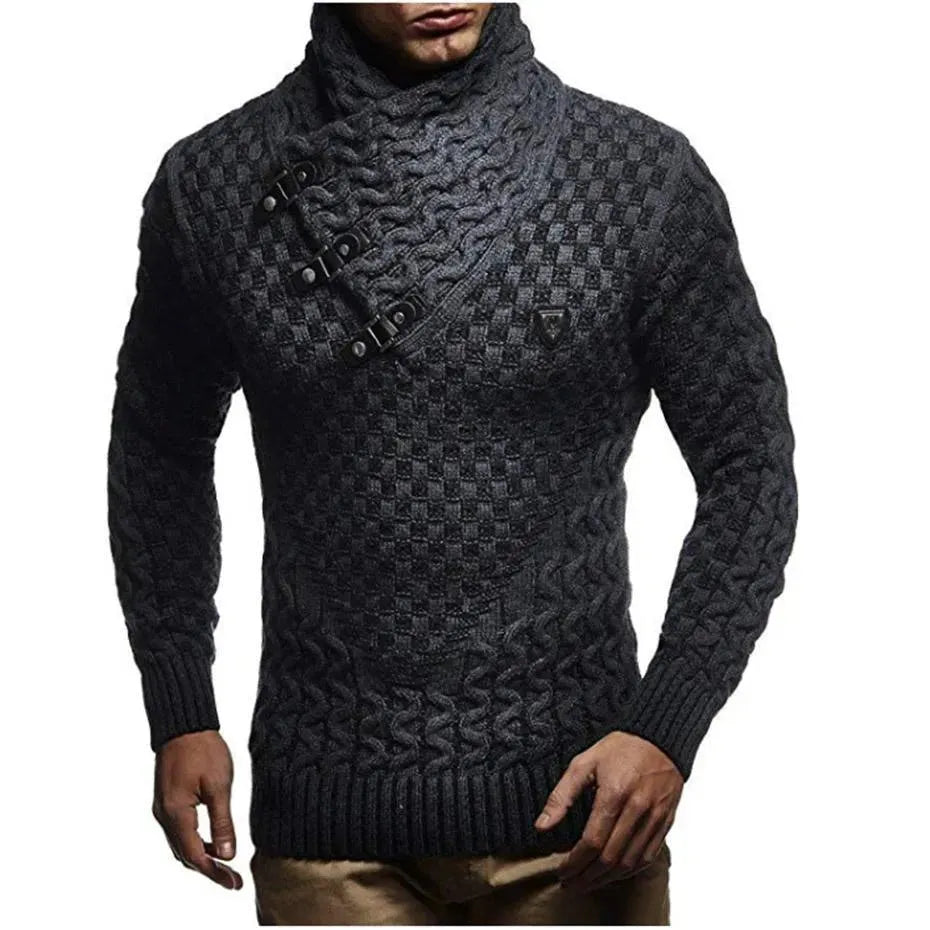 Men’s Classic Turtleneck Pullover Sweater