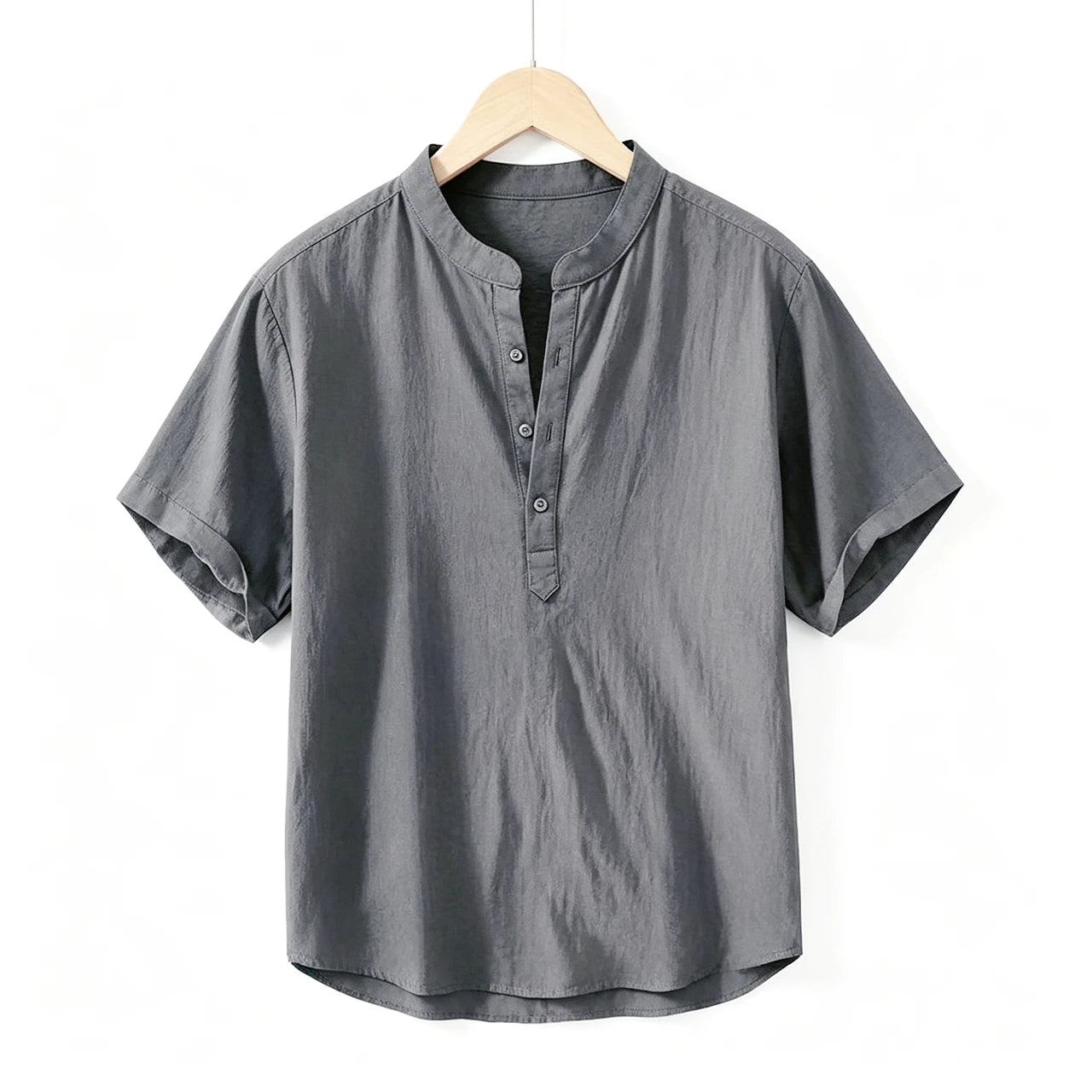 Men's Cotton Linen Summer Shirt-Men Shirts-LeStyleParfait
