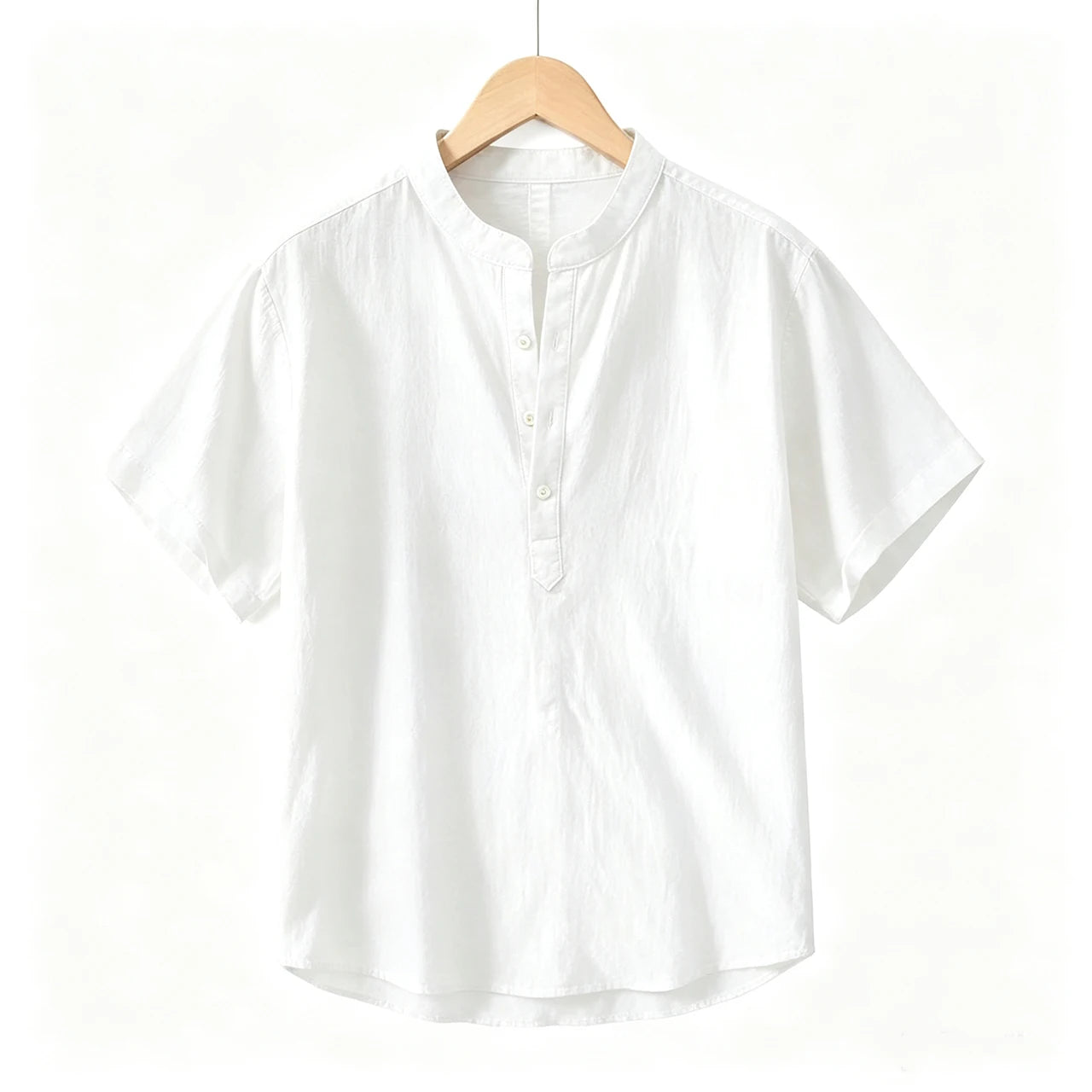 Men's Cotton Linen Summer Shirt-Men Shirts-LeStyleParfait