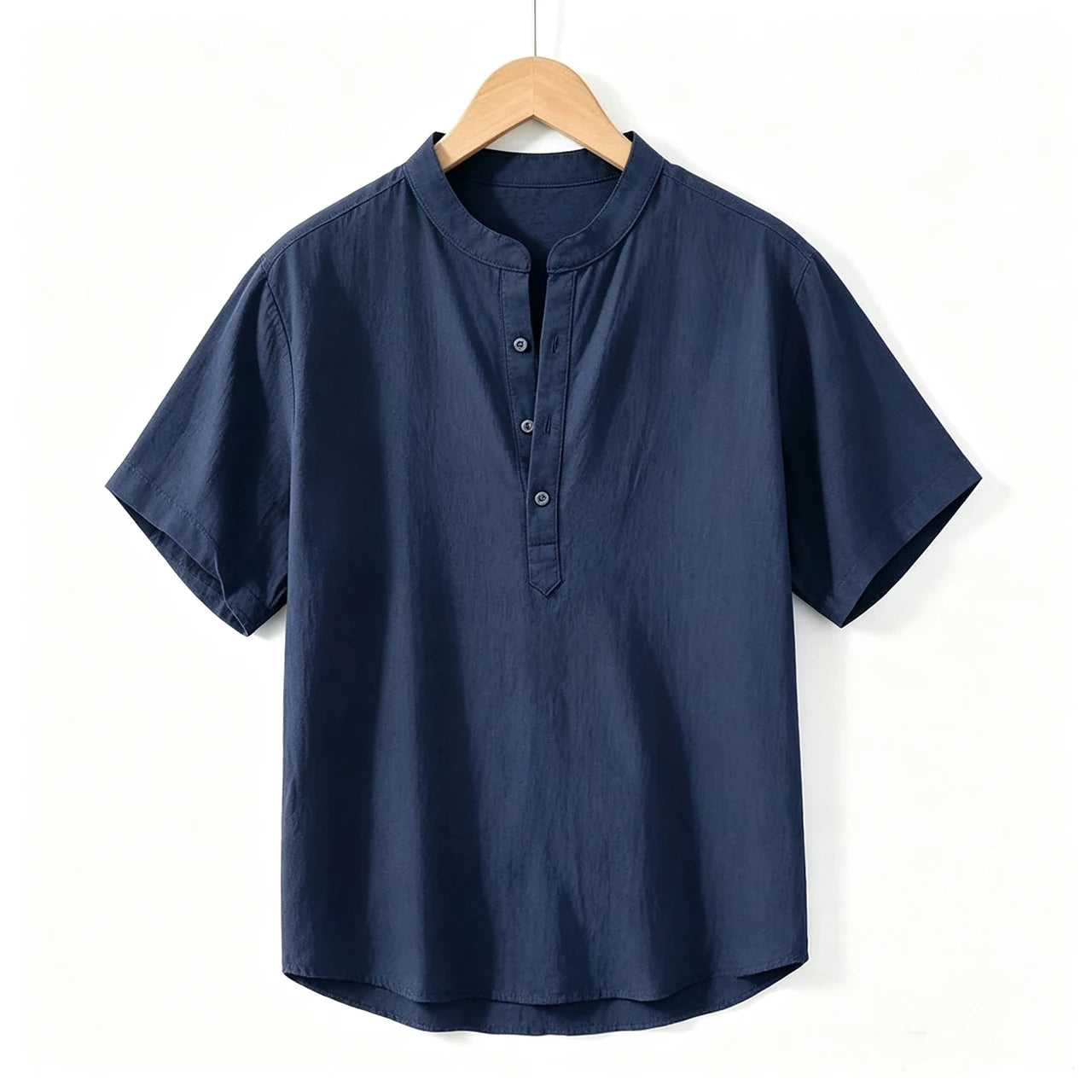 Men's Cotton Linen Summer Shirt-Men Shirts-LeStyleParfait