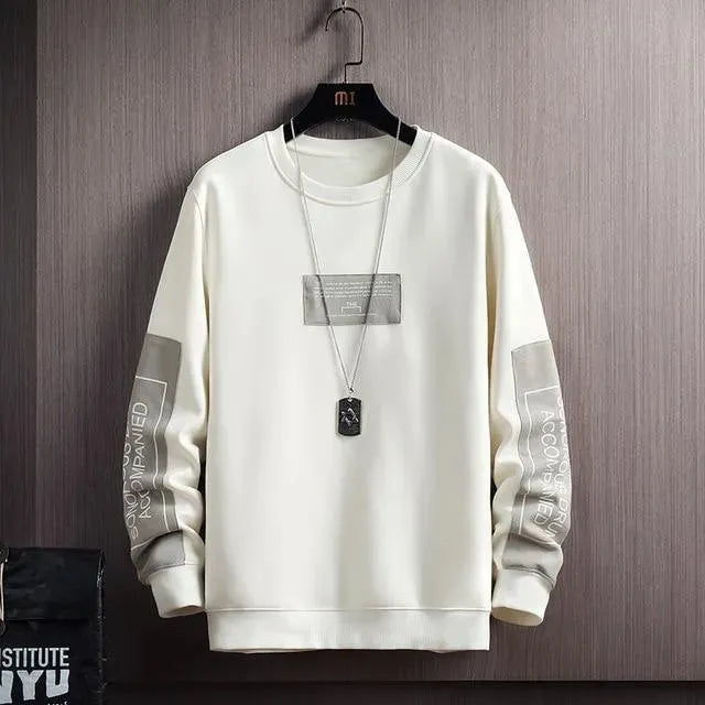 Men's Cotton Printed Sweatshirt-Men Sweatshirt-LeStyleParfait