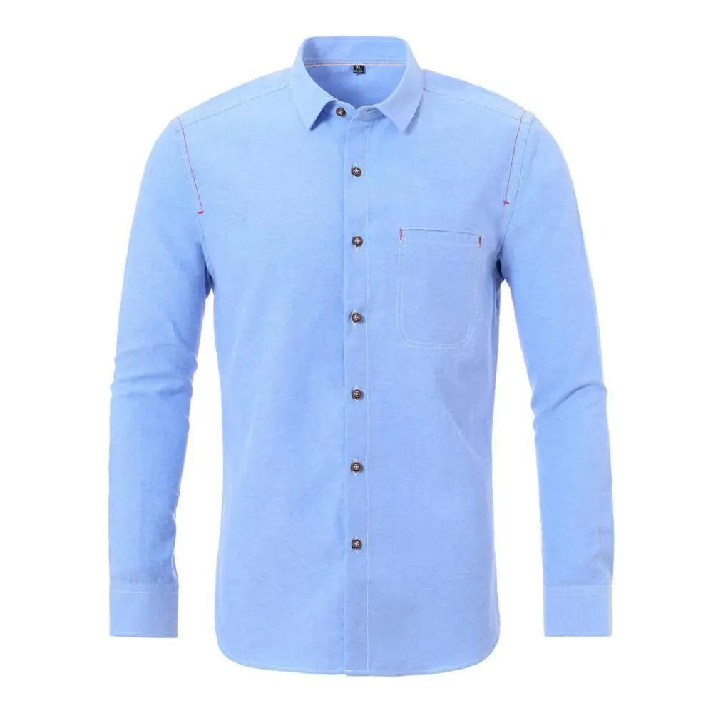 Men's Mauricio Oxford Dress Shirt-Men Shirts-LeStyleParfait