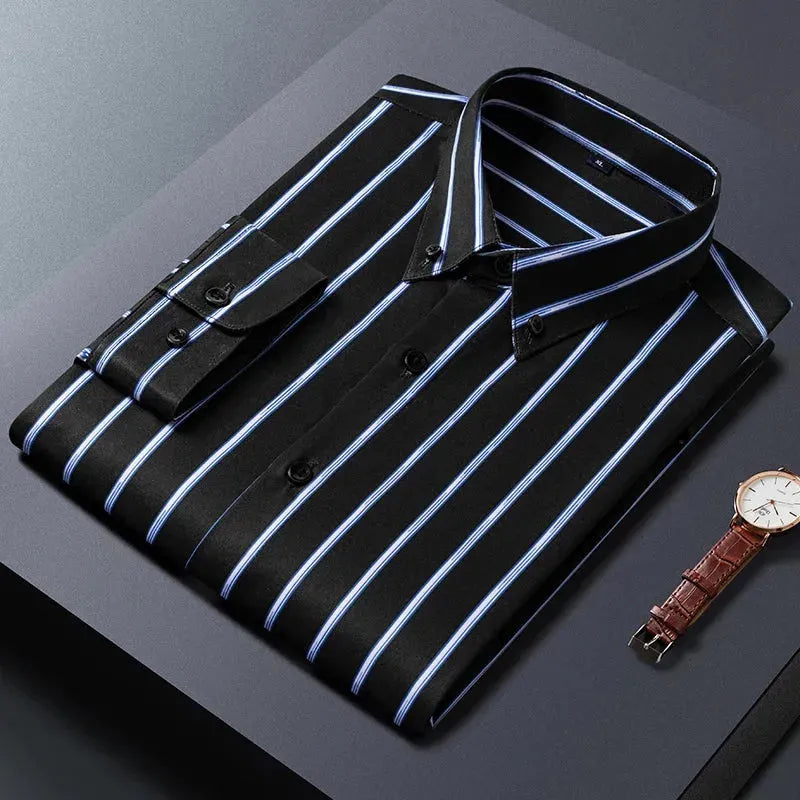 Men's Plain Casual Shirt-Men Shirts-LeStyleParfait