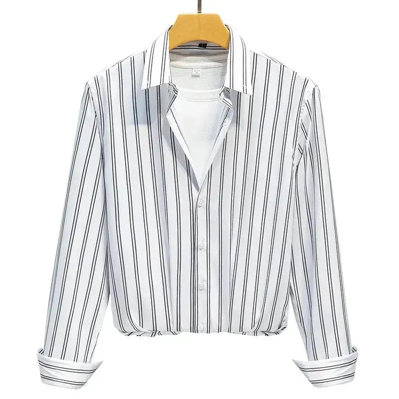 Men's Plain Casual Shirt-Men Shirts-LeStyleParfait