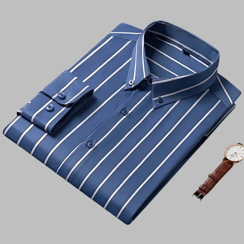 Men's Plain Casual Shirt-Men Shirts-LeStyleParfait