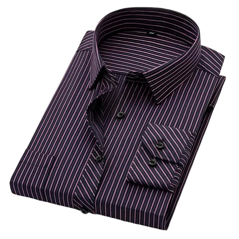 Men's Plain Short Sleeve Shirt-Men Shirts-LeStyleParfait