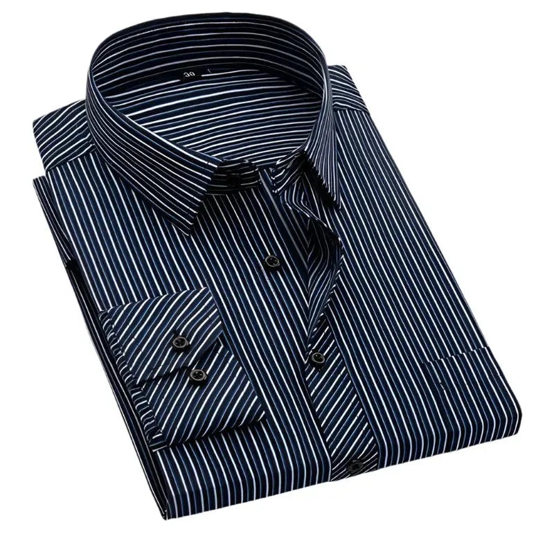 Men's Plain Short Sleeve Shirt-Men Shirts-LeStyleParfait
