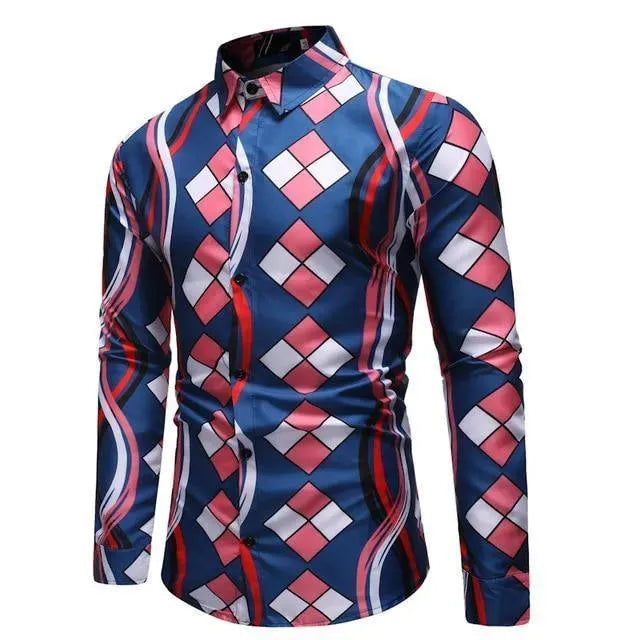 Men's Printed Casual Shirt-Men Shirts-LeStyleParfait
