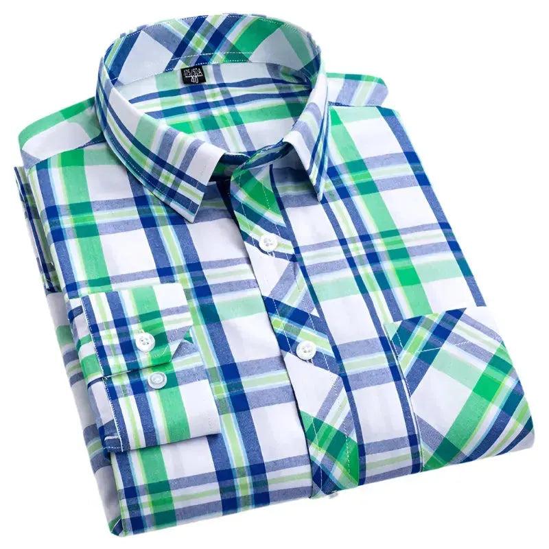 Men's Printed Short Sleeve Shirt-Men Shirts-LeStyleParfait