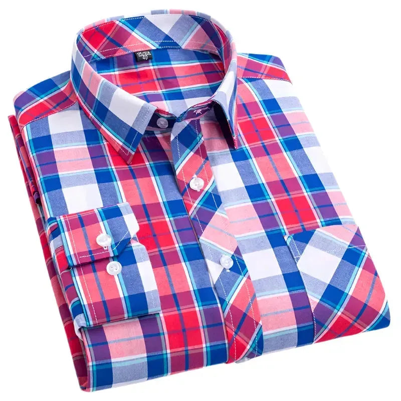 Men's Printed Short Sleeve Shirt-Men Shirts-LeStyleParfait