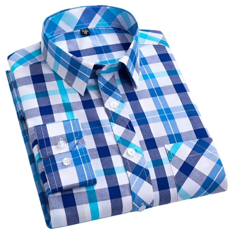 Men's Printed Short Sleeve Shirt-Men Shirts-LeStyleParfait