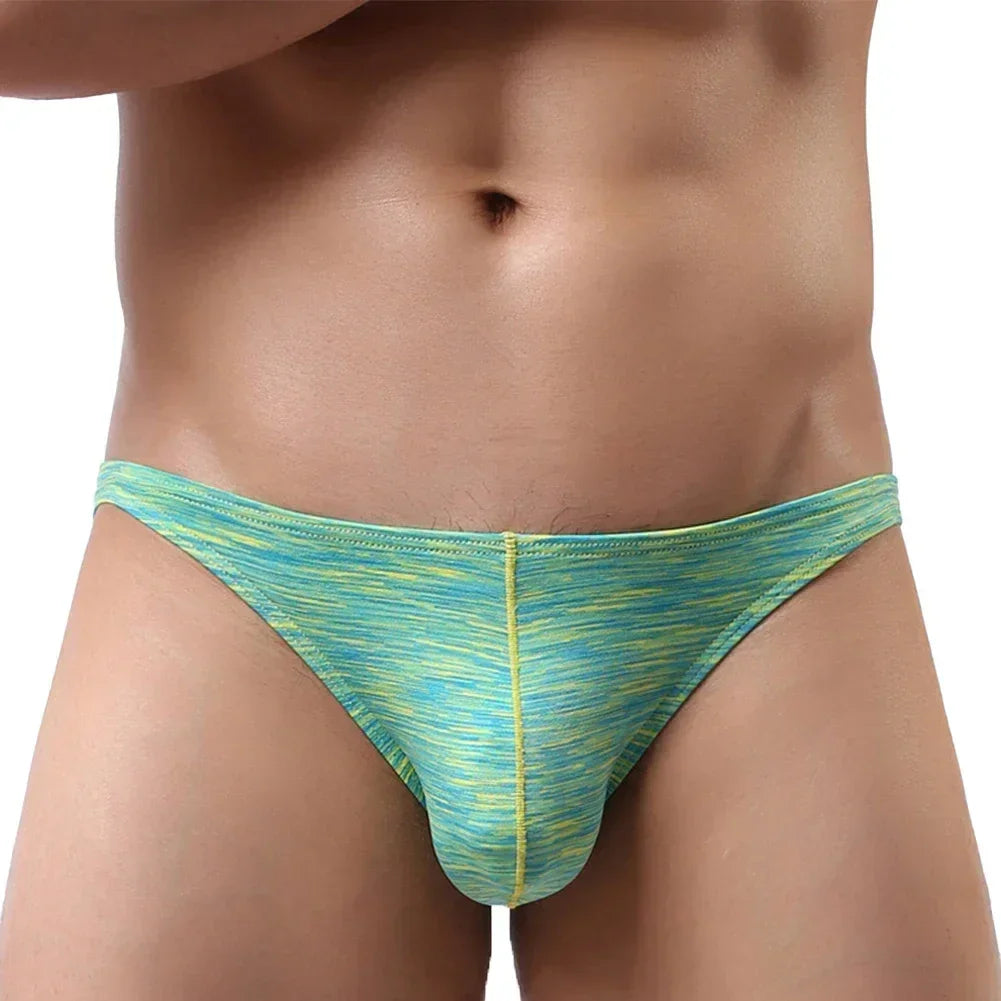 Mens Sexy Lingerie Multicolor Low Waist Men's Panties G-String ElasticThongs Sexy Tоy Mens Pouch Briefs Underwear Underpants Men
