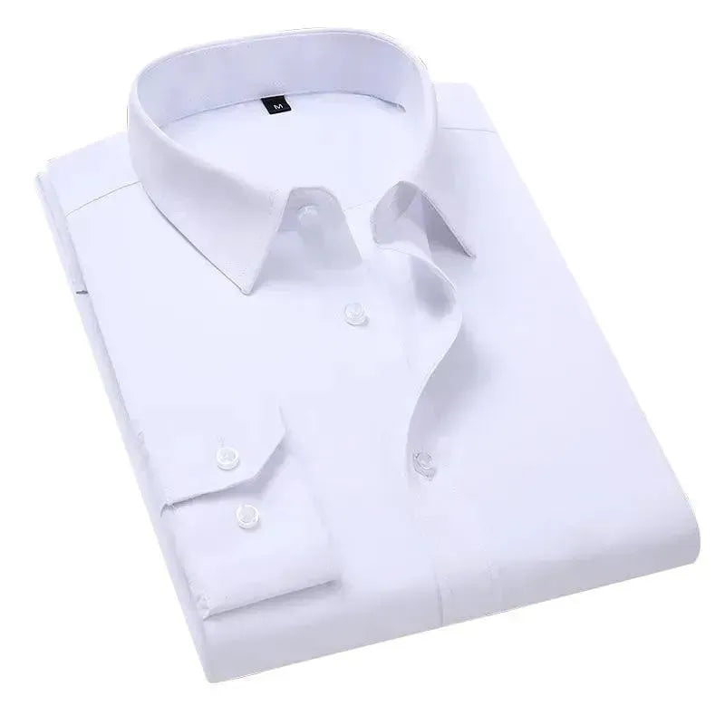 Men's Slim Fit Formal Dress Shirt-Men Shirts-LeStyleParfait