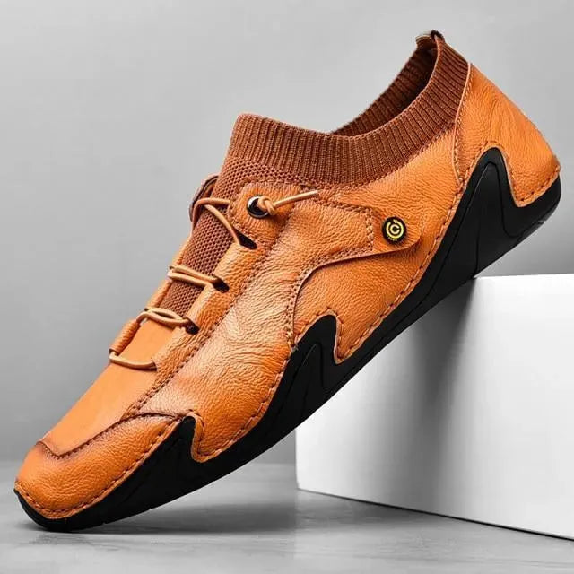 Men's Sneakers - Low-Top Loafer Sneakers - Slip-On Spring-Summer Shoes