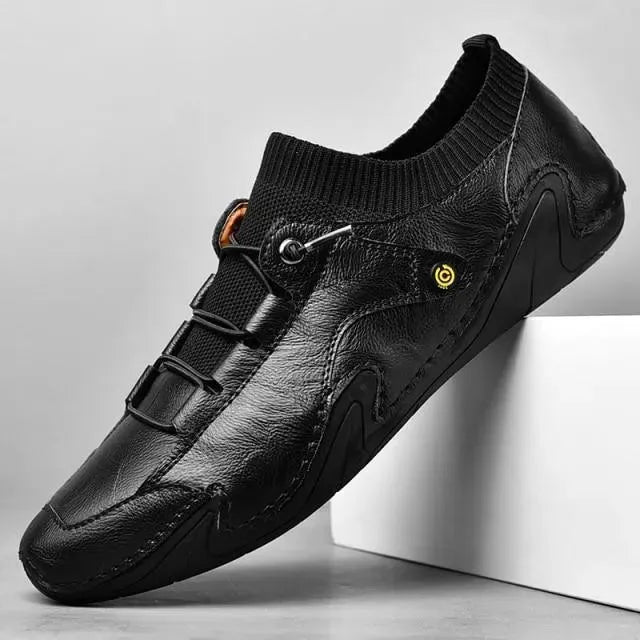 Men's Sneakers - Low-Top Loafer Sneakers - Slip-On Spring-Summer Shoes