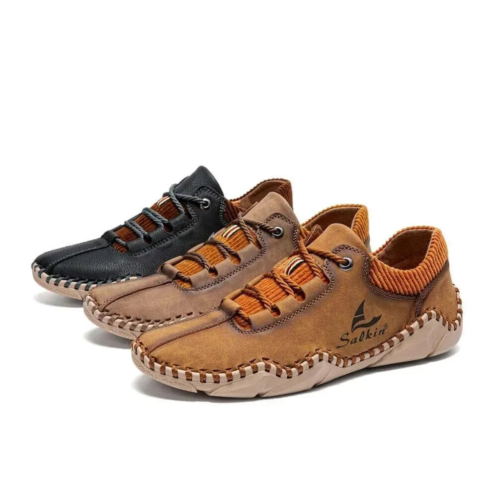 Men's Sneakers - Low-Top Sneakers - Lace-Up All-Season Shoes