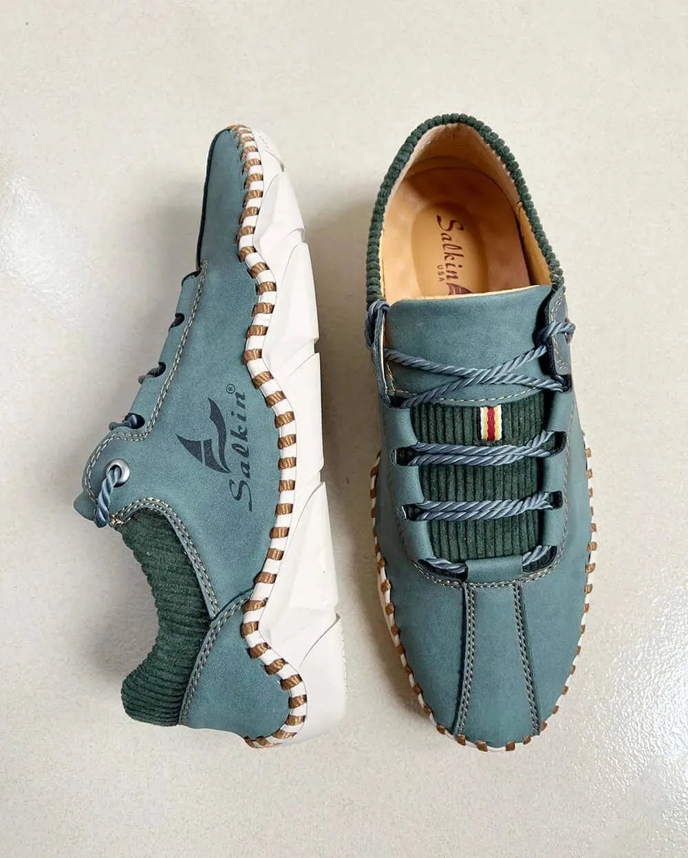 Men's Sneakers - Low-Top Sneakers - Lace-Up All-Season Shoes