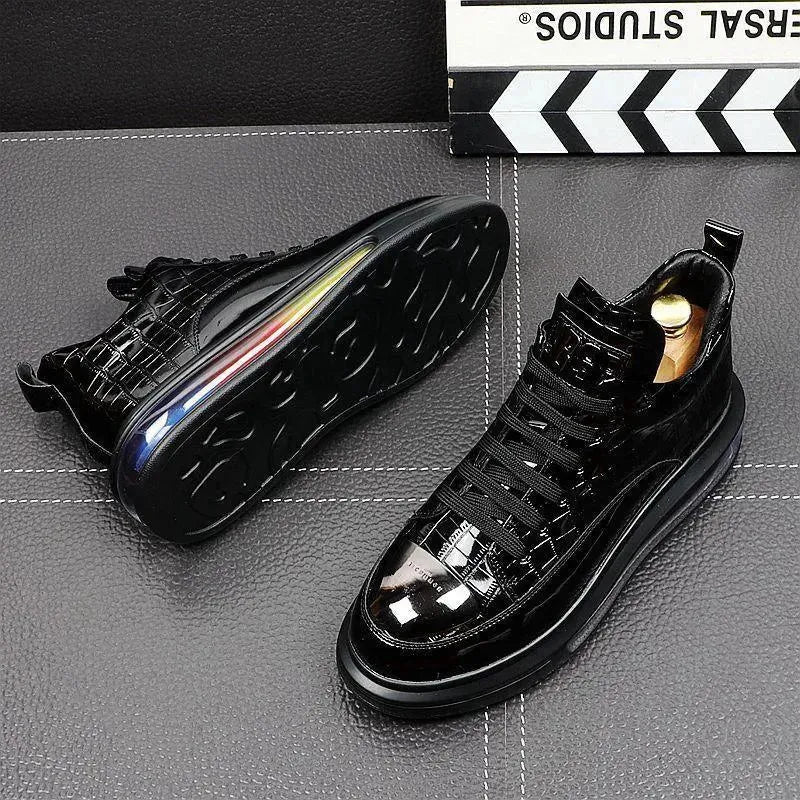 Men's Sneakers - Low-Top Sneakers - Lace-Up Spring-Autumn Shoes