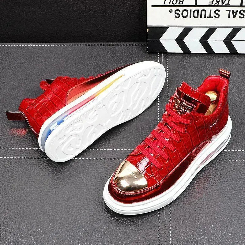Men's Sneakers - Low-Top Sneakers - Lace-Up Spring-Autumn Shoes