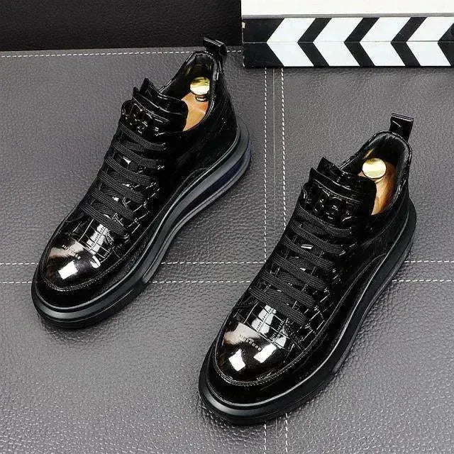 Men's Sneakers - Low-Top Sneakers - Lace-Up Spring-Autumn Shoes