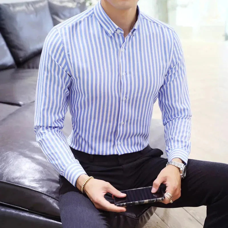 Men's Solid Polyester Polo Shirt-Men Shirts-LeStyleParfait