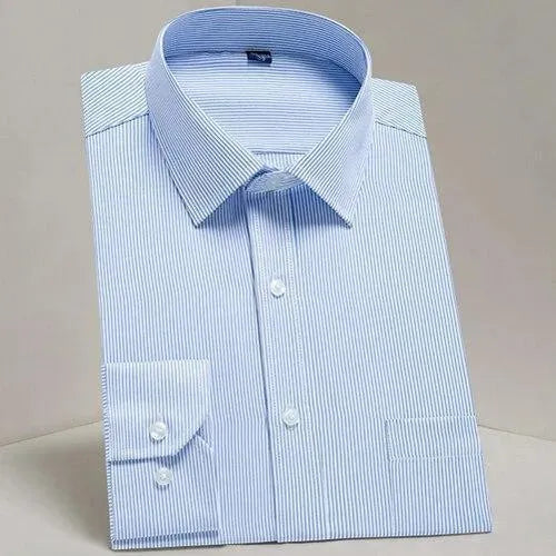 Men's Twill Formal Dress Shirt-Men Shirts-LeStyleParfait