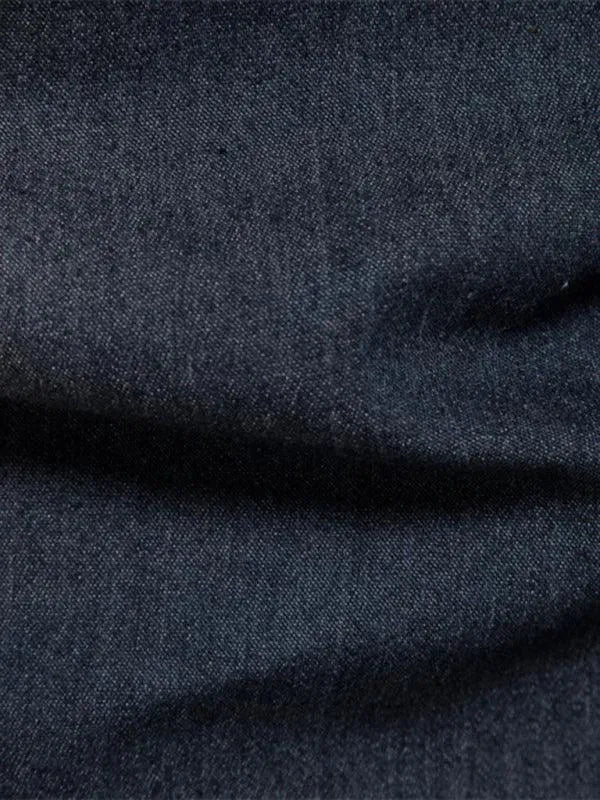 Men's Two Pocket Denim Shirt-Men Shirts-LeStyleParfait