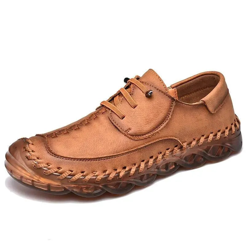 Mido Fashion Leather Slip-On Shoes - Casual Shoes - LeStyleParfait