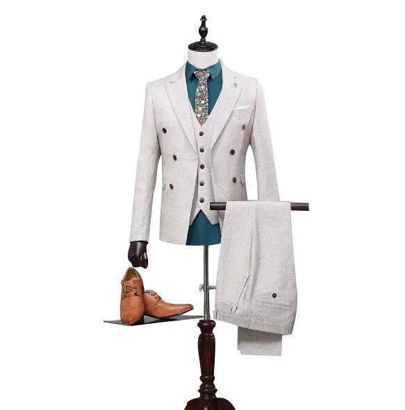 Edwards Slim Fit 3 Piece Suit - Three Piece Suit - LeStyleParfait