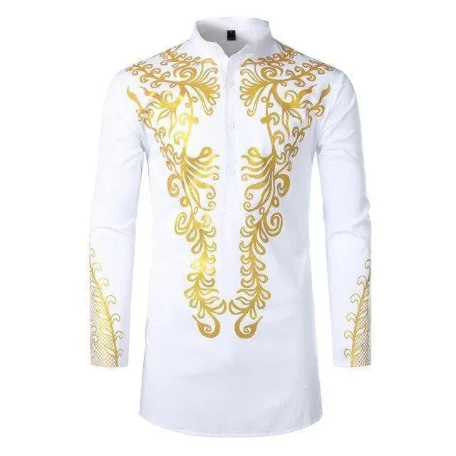 Optimistic African Shirt For Men-Men Shirts-LeStyleParfait