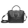 Pinned Leather Handbags - Handbag - LeStyleParfait
