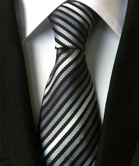 Plaid Striped Silk Men Neckties - Necktie | LeStyleParfait-Necktie