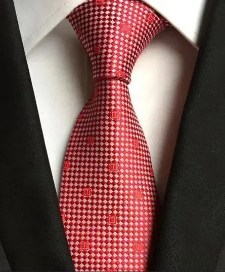 Plaid Striped Silk Men Neckties - Necktie | LeStyleParfait-Necktie