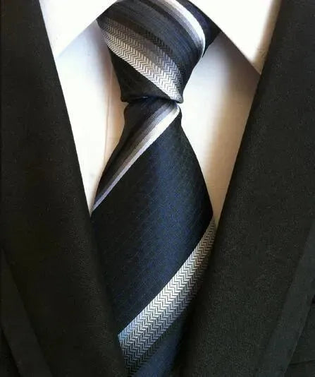 Plaid Striped Silk Men Neckties - Necktie | LeStyleParfait-Necktie